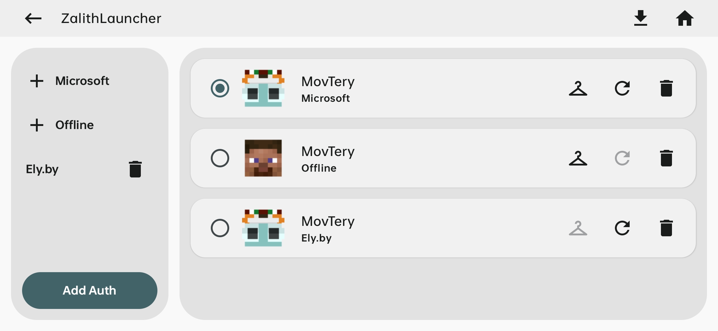 Ely.by Account Added