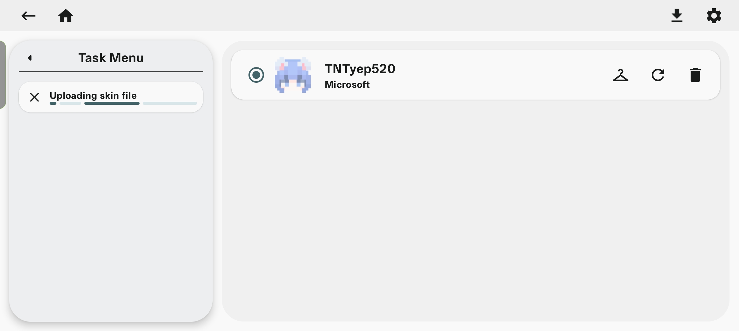Send Skin POST Request