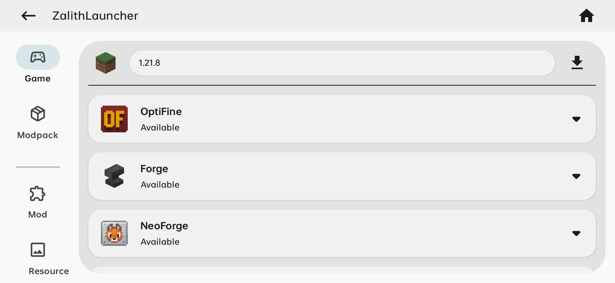 Add-ons Selection Page